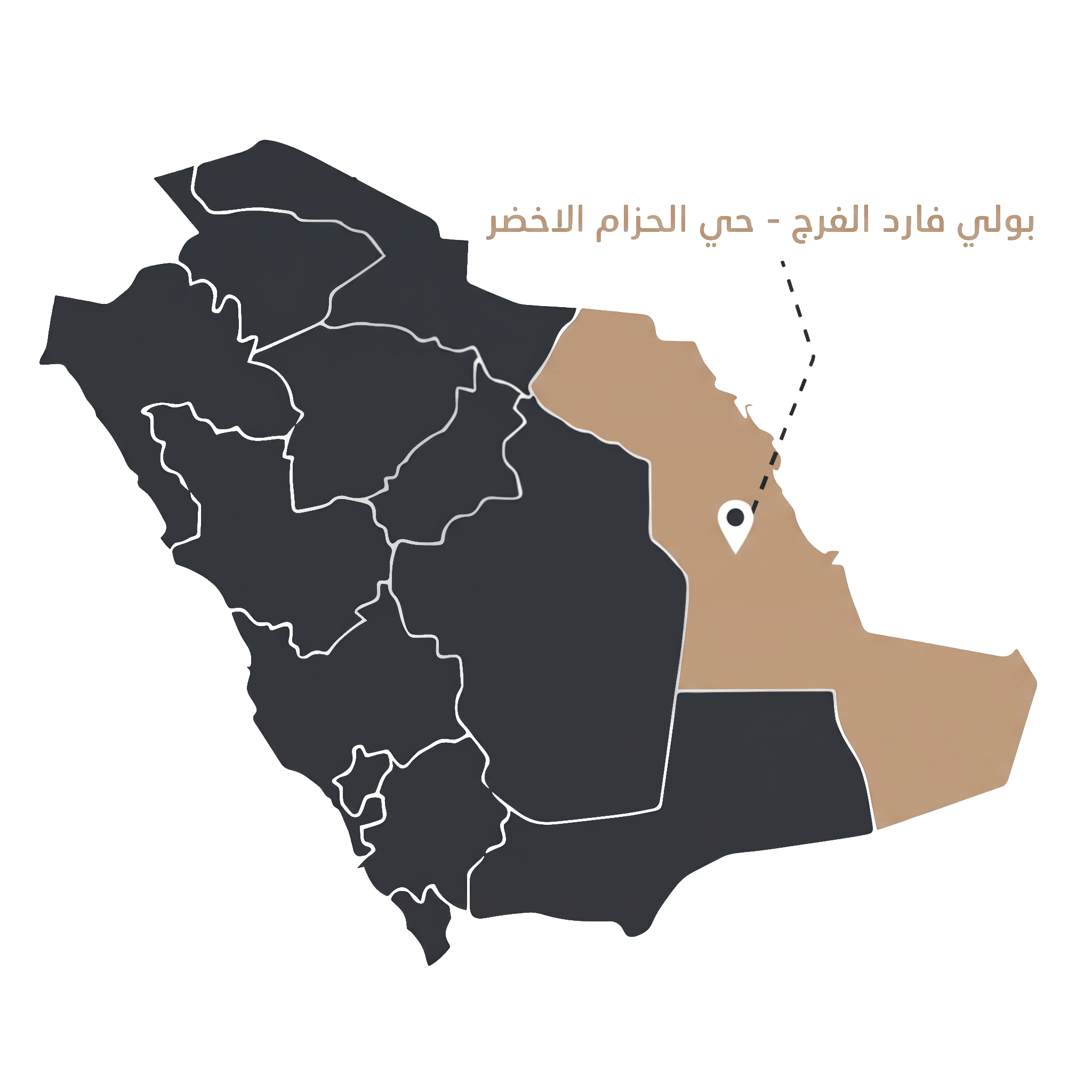 موقع المكتب